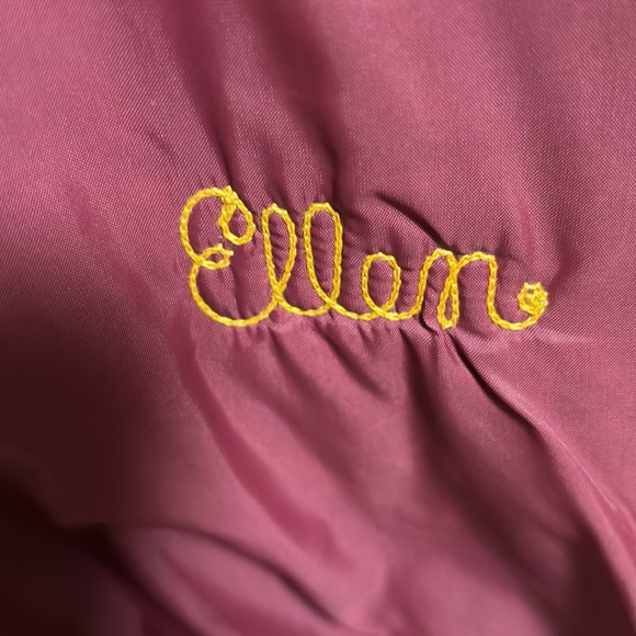 Vintage hooded varsity jacket - Picture 2 of 9